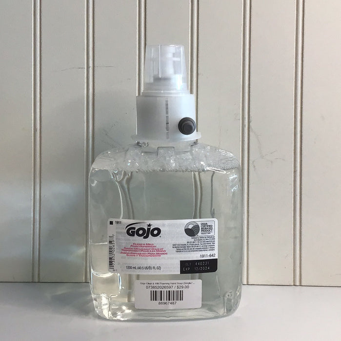 Gojo Clear & Mild Foaming Hand Soap (Single)*- 1911-02