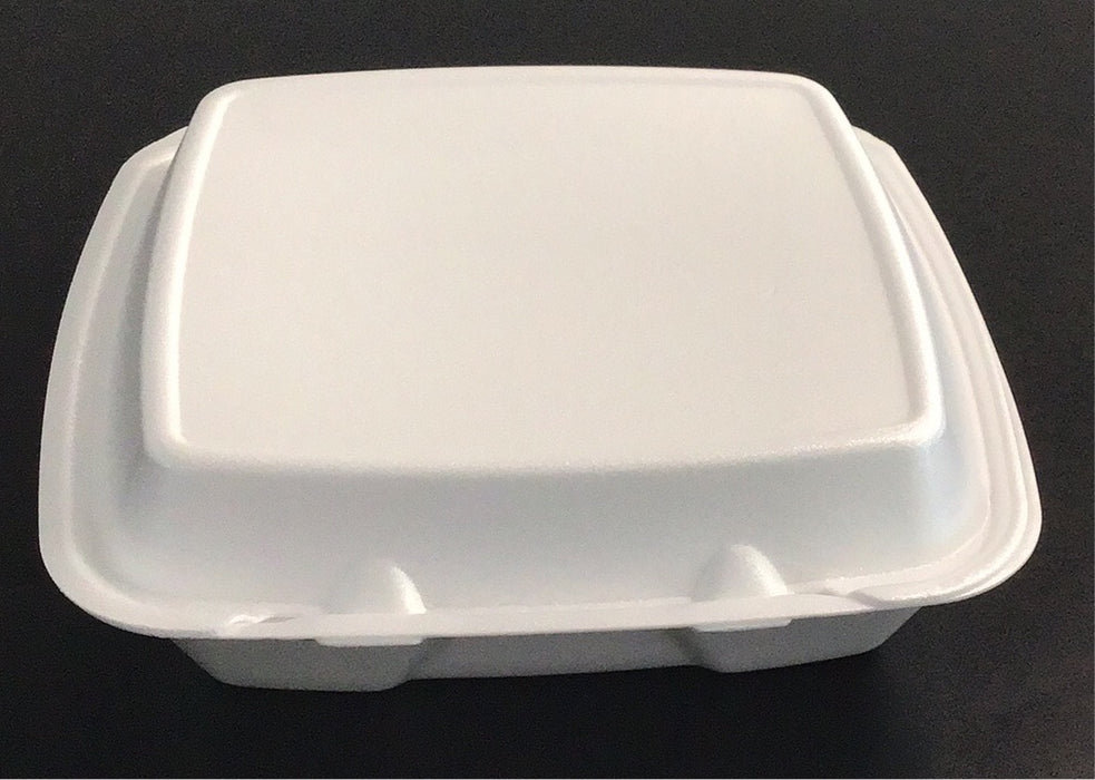 9x9x3 Dart 1 Compartment Foam Container 200/Case