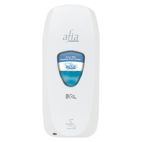 Afia Touch Free Hand Soap Dispenser White