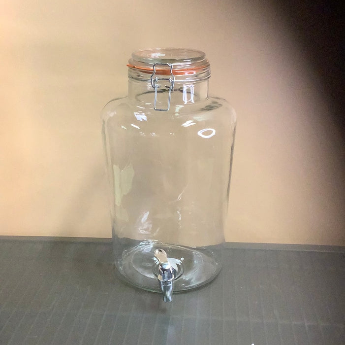 Acopa 2 Gallon Country Glass Beverage Dispenser