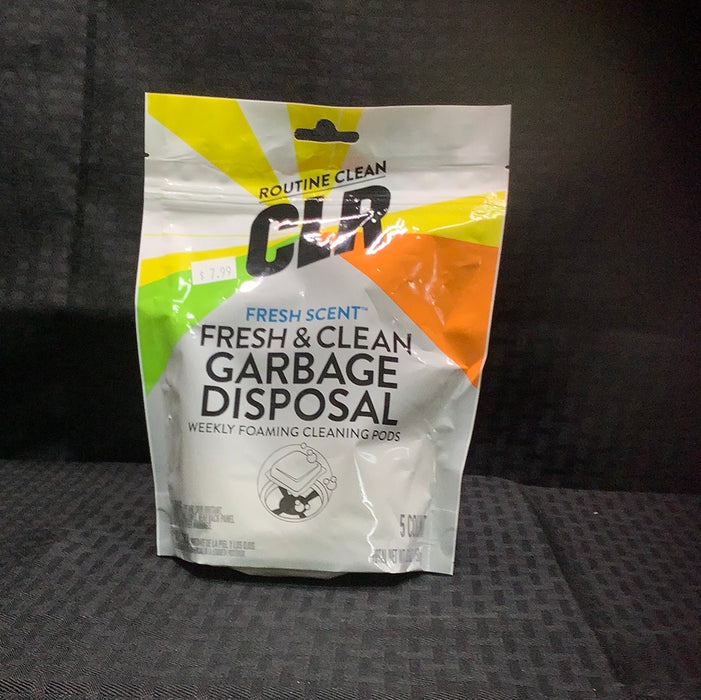 CLR GDC-6 Fresh and Clean Garbage Disposal Foaming Cleaning Pods 5 Count