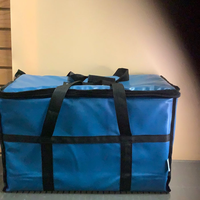 Carrier Bag Blue Vinyl 23"x13"x15"