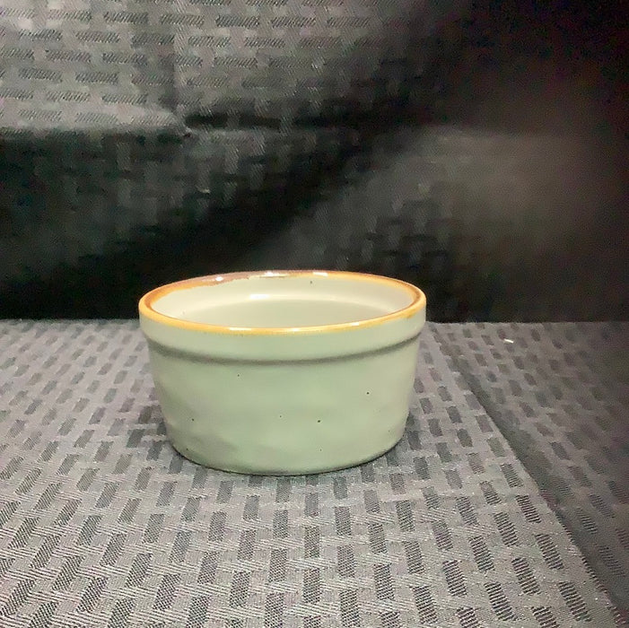 Acopa Keystone 7 oz. Granite Gray Stoneware Ramekin - 6/Pack