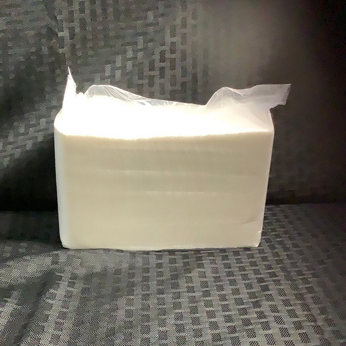 Choice 2 Ply 9" x 9" White Beverage Napkin 3000/Case