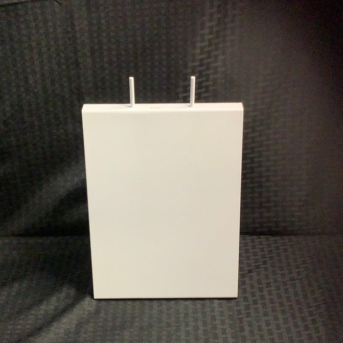 Choice Deli Saddle Bag Stand with Plain 7 1/2" x 7 1/2" Deli Bags - Flip Top