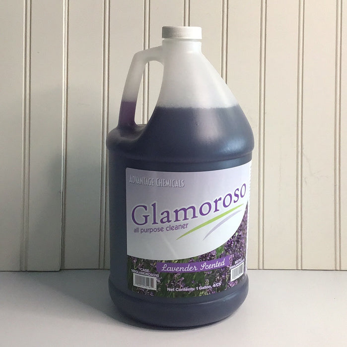 Advantage Chemicals 1 gallon / 128 oz. "Glamoroso" Lavender All-Purpose Cleaner