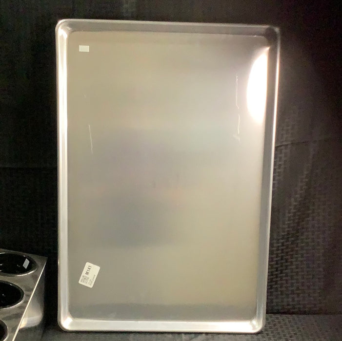 Full Size 19 Gauge 18" x 26" Wire in Rim Aluminum Bun Pan / Sheet Pan
