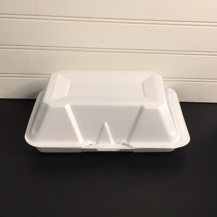 9" x 6" x 3" Dart Foam Hinged Lid Container- 205HT1 (200)
