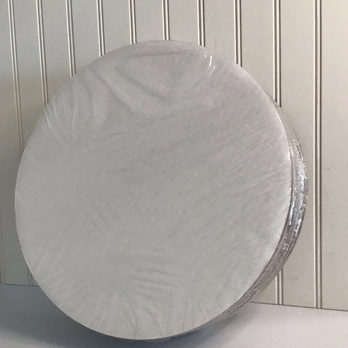 14" White Corrugated Pizza Circle
