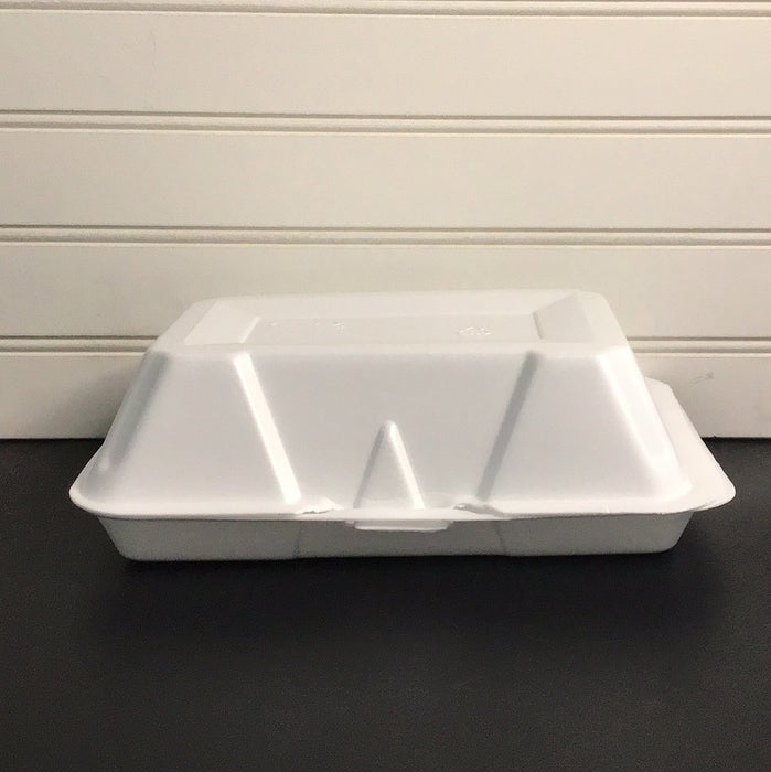 9" x 6" x 3" Dart Foam Hinged Lid Container- 205HT1 (200)