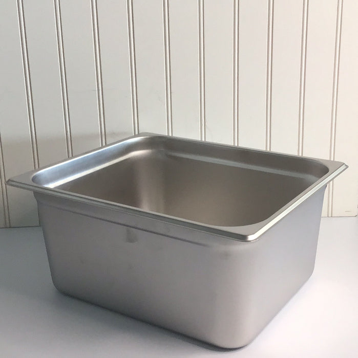 Choice 1/2 Size 6" Deep Anti-Jam Stainless Steel Steam Table / Hotel Pan - 24 Gauge