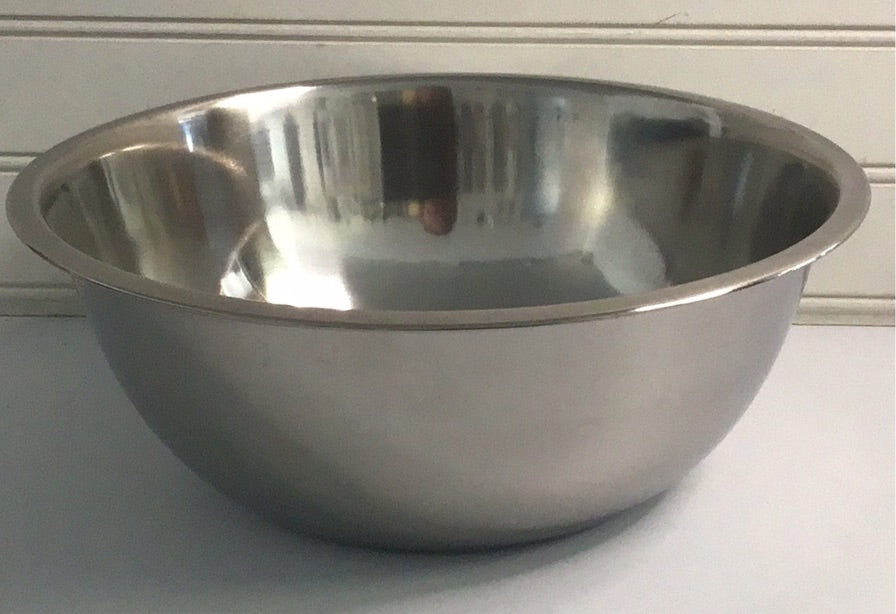 Choice 4 Qt. Standard Weight Stainless Steel Mixing Bowl