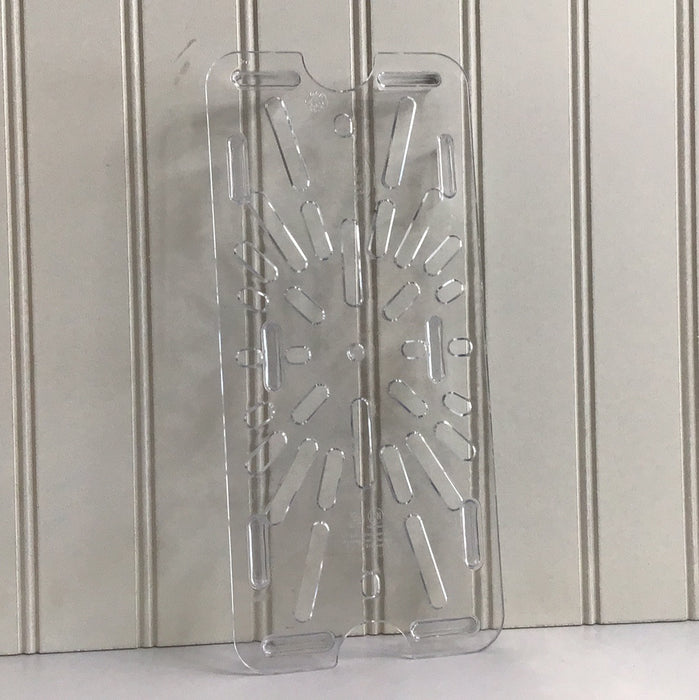 Vigor 1/3 Size Clear Drain Tray
