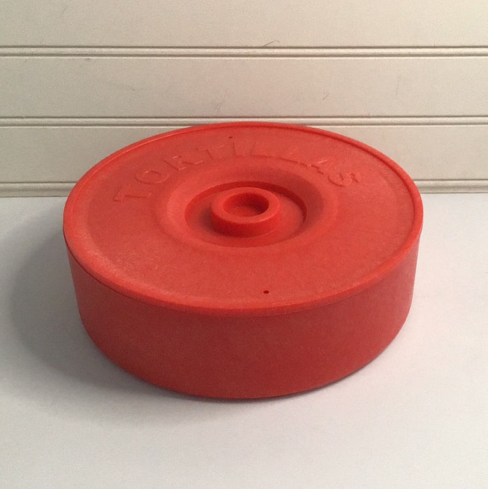 Choice 8 1/2" Red Tortilla Warmer / Server