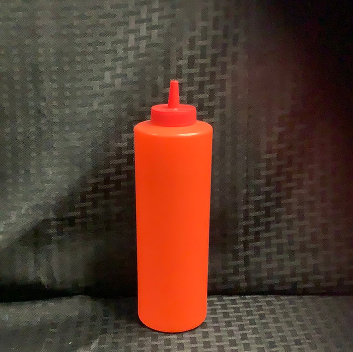 Red Squeeze Bottle