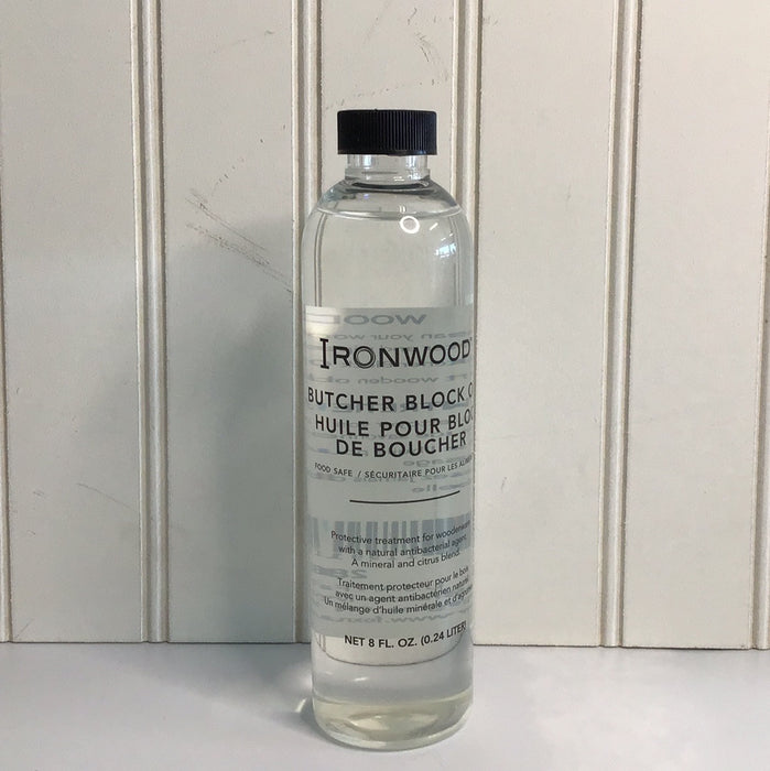Fox Run 8 oz. Gourmet Butcher Block Oil - Ironwood