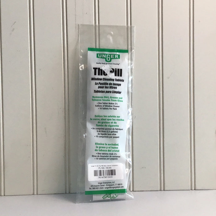 Unger PL100 The Pill Glass Cleaner Concentrate Tablet