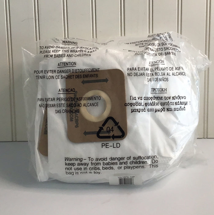 Atrix VACBP6-10P HEPA Filter Bags for Ergo and Ergo Pro Backpack Series Vacuums- INDIVIDUAL