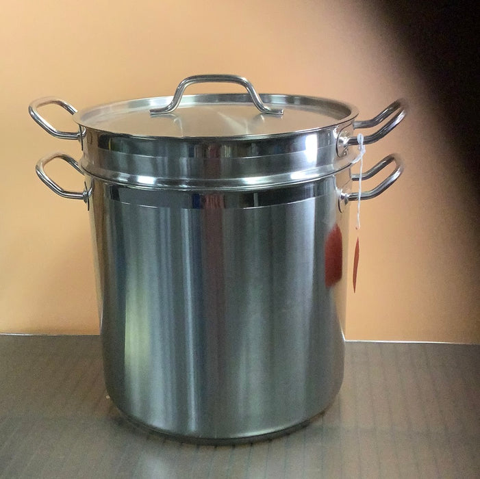 20 Qt. Vigor Stainless Steel Aluminum Clad Double Boiler