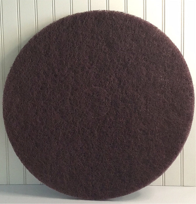 Scrubble by ACS 47-17 17" Maroon Thin Line Conditioning Floor Pad - Type 47 - 10/Case