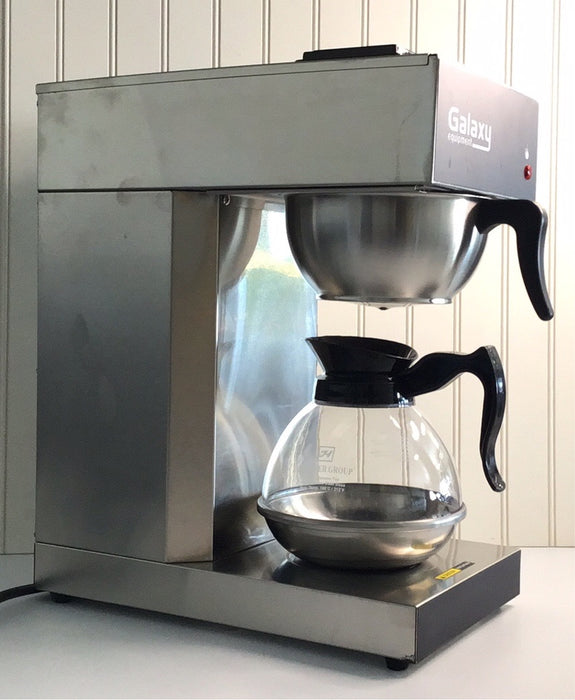 Galaxy Pourover Commercial Coffee Maker with 2 Warmers and Toggle Controls - 120V