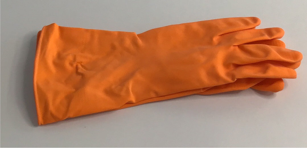 Orange Latex 8 Mil Gloves (1 Pair)