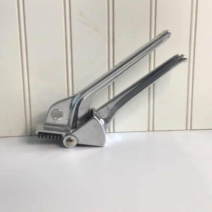Choice 7 1/4" Aluminum Garlic Press