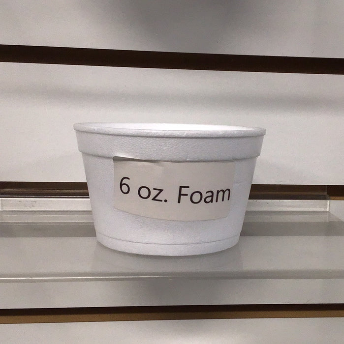 Dart 6SJ12 6 oz. White Foam Food Container - 1000/Case