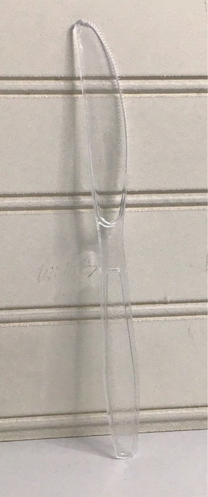 Visions Clear Heavy Weight Plastic Knife - Case of 1000