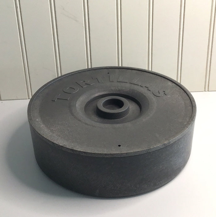 Choice 8 1/2" Gray Tortilla Warmer / Server