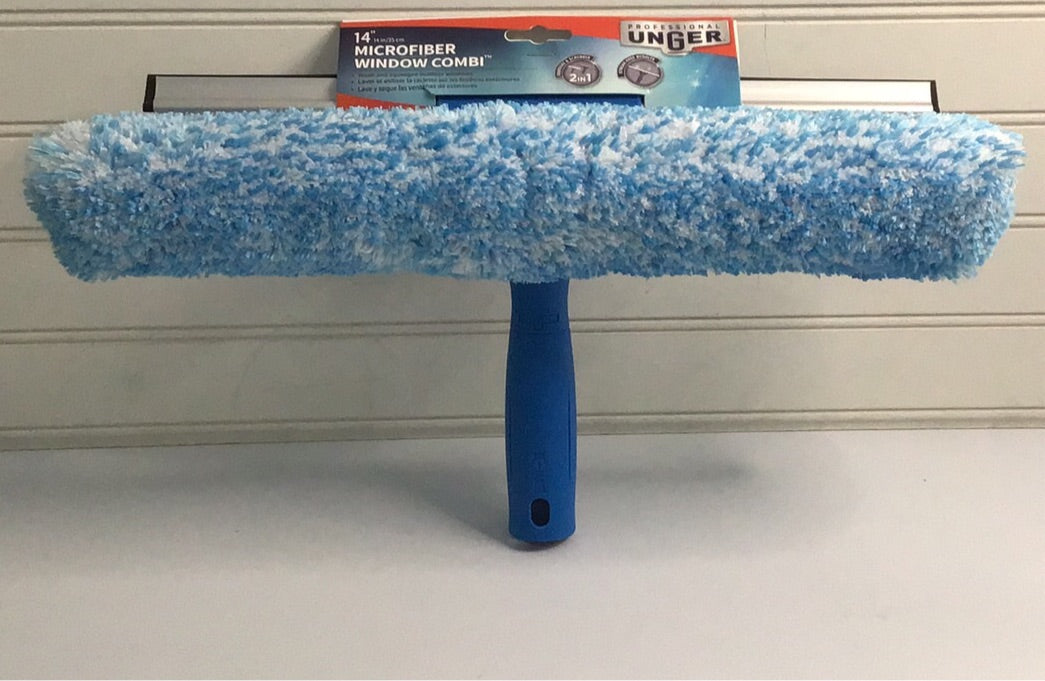 Unger 14" Microfiber Combo Blue