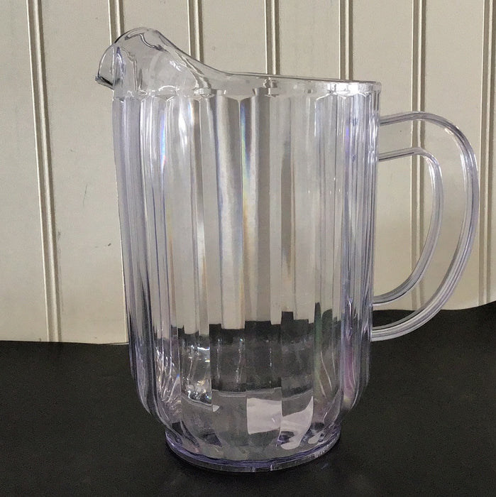Choice 60 oz. Clear SAN Plastic Beverage Pitcher