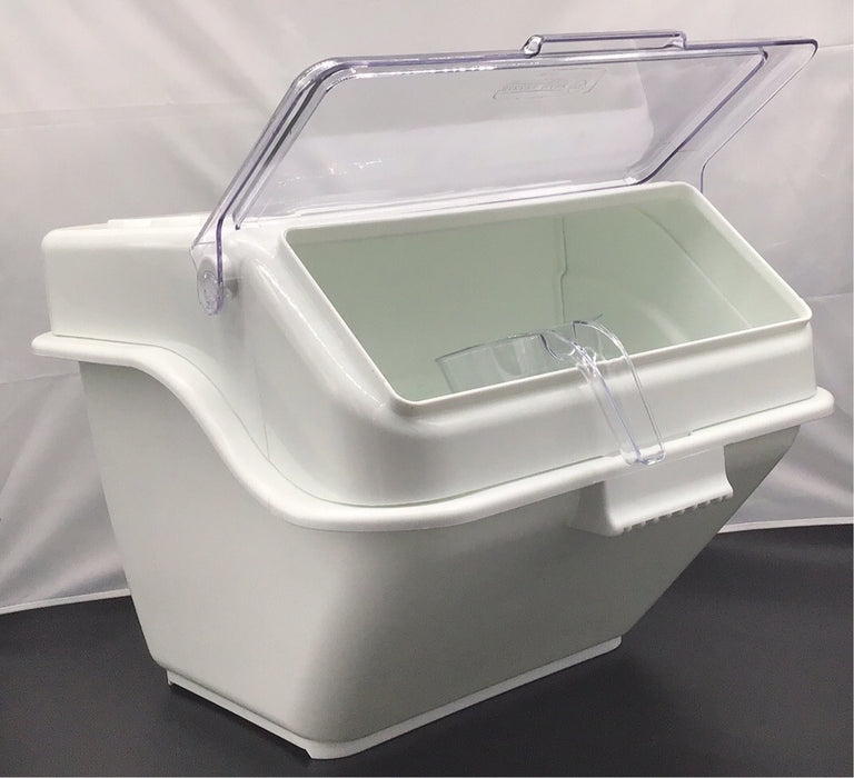 Baker's Mark 12.6 Gallon / 200 Cup Shelf Ingredient Bin with Flip Lid and Scoop