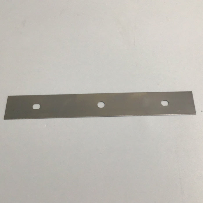 Unger ENB15 ErgoTec Ninja 6" Stainless Steel Premium Honed Glass Scraper Blade - 25/Pack
