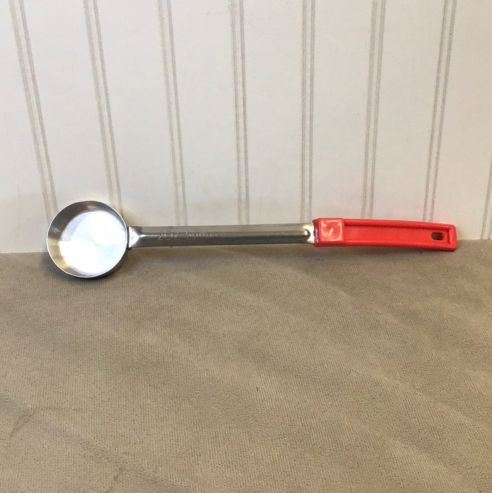 Choice 2 oz. Red Solid Portion Spoon