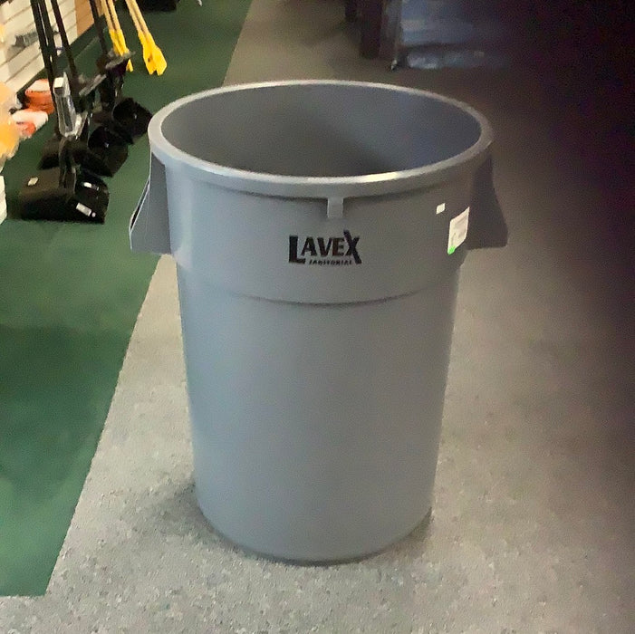 Gray 44 Gallon Trash Can Lavex