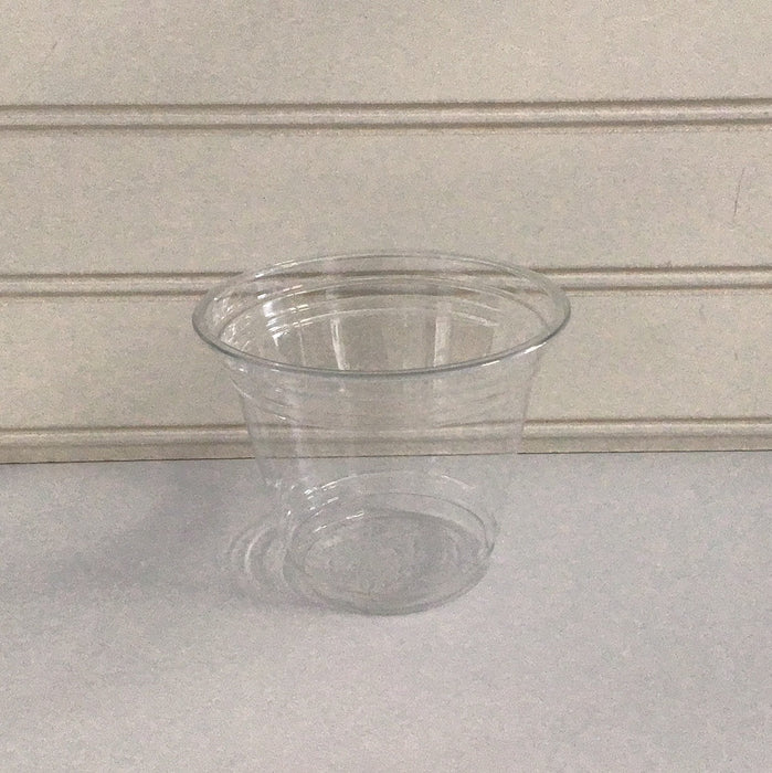 9 oz. Clear PET Plastic Squat Cold Cup - 1000/Case